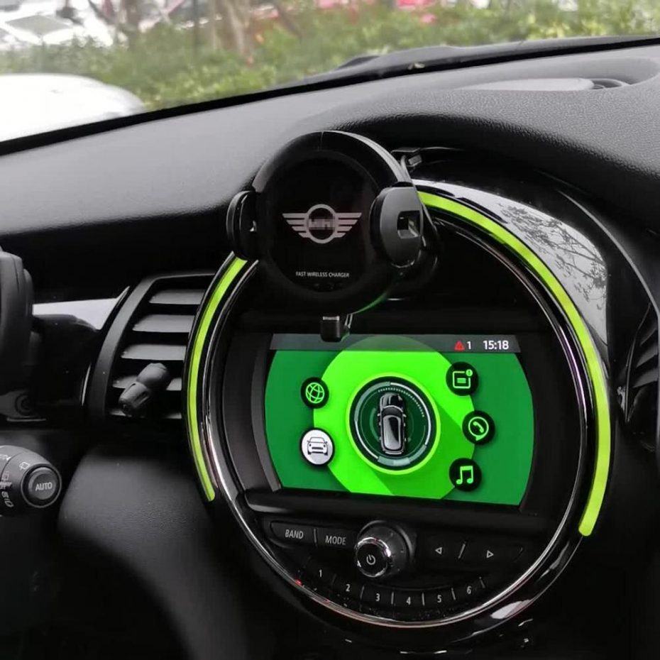 Mini Cooper Phone Holder with Wireless Charger NEW 2022