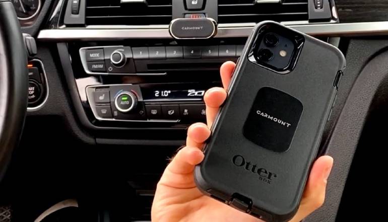 Magnetic Car Mounts Work with OtterBox Defender