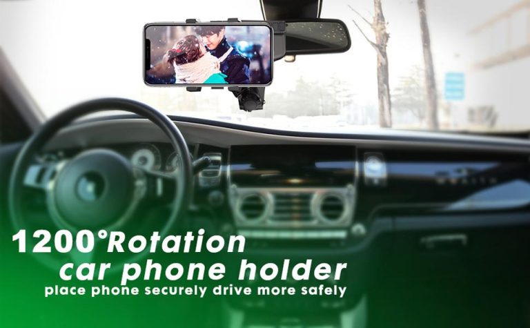 Effortlessly Navigate While Driving: 1200 Degree Rotation Universal Car Dashboard Phone Holder Explored