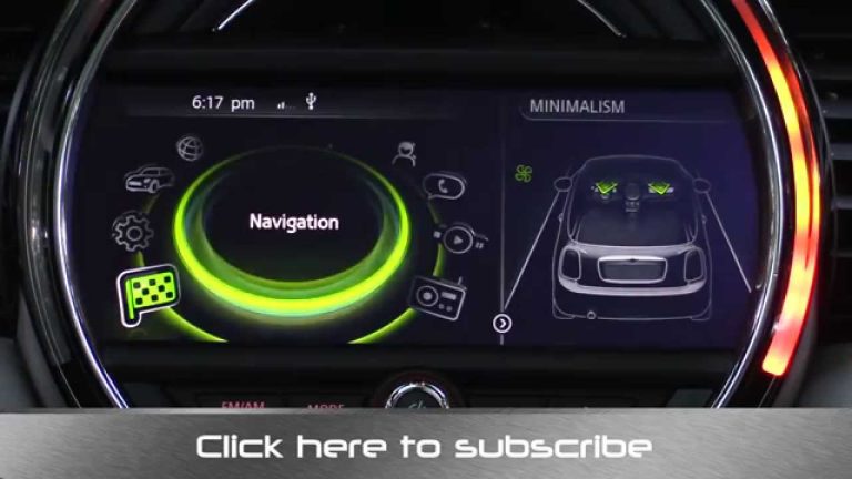 How do you answer a call on a MINI Cooper infotainment system?