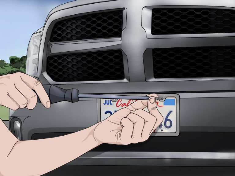 How to Properly Mount a License Plate on Front Bumper: Step by Step Guide