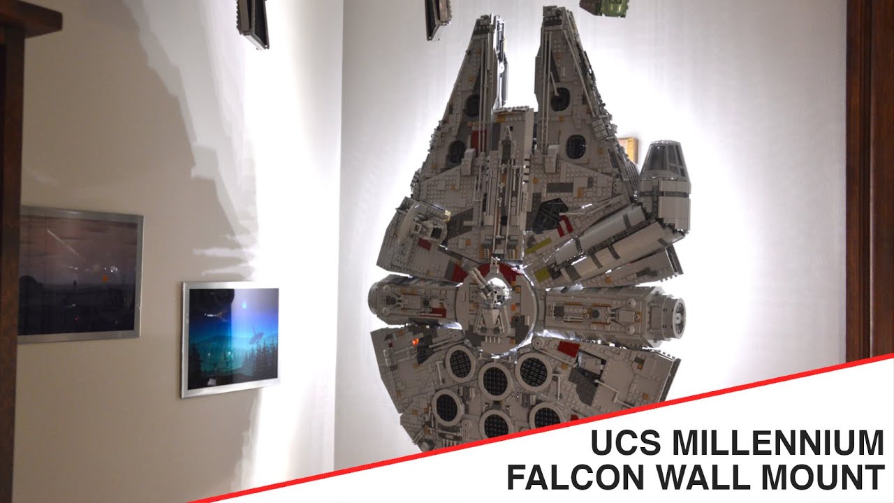 Unlock the Secrets and Build Your Own LEGO Millennium Falcon Wall Mount!